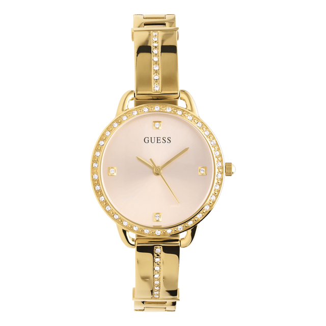 Guess Bellini Analoog Dames Horloge Goudkleurig GW0022L2