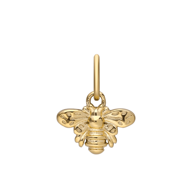 Stainless steel goldplated bedel bij