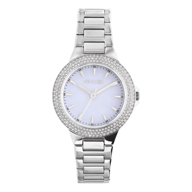 IVY N ROX stainless steel dameshorloge met zirkonia