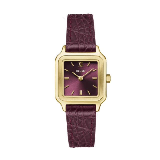 CLUSE - Graciese Petite horloge goudkleurig leer