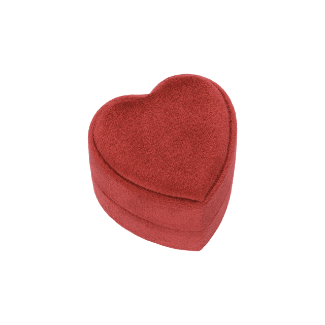 Vintage doosje hart rood