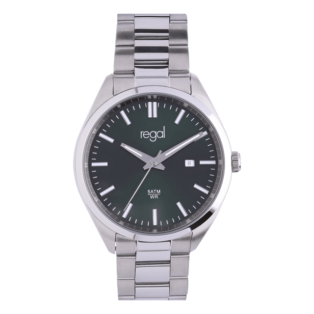 Moretime stainless steel herenhorloge zilver