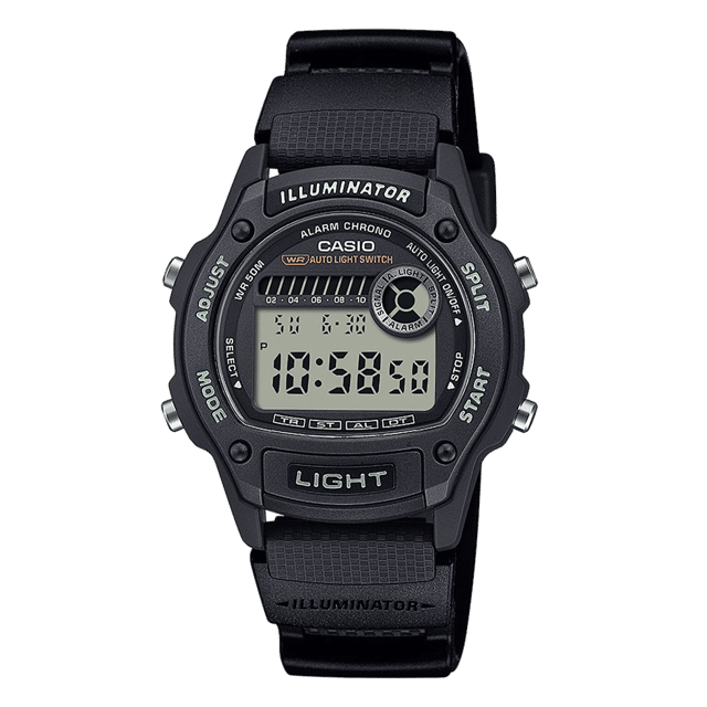 Casio Digitaal Kinder Horloge Zwart W-220H-1AVEF