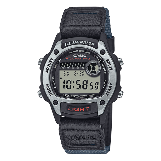 Casio Digitaal Kinder Horloge Zilverkleurig W-220HF-8AVEF
