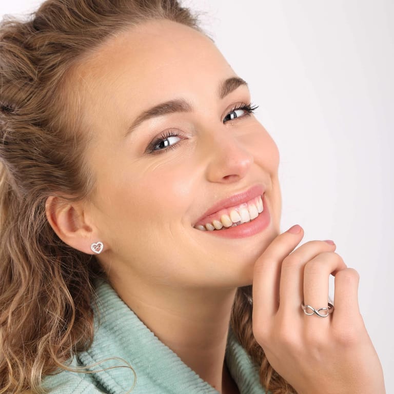 Zilveren ring infinity