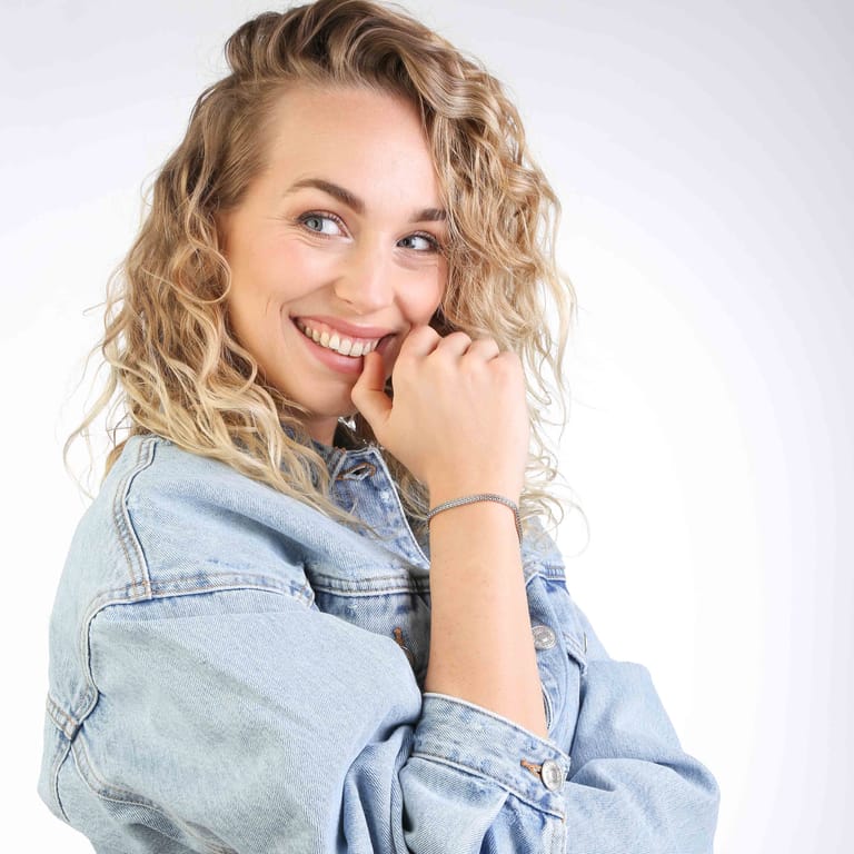 Gerecycleerd zilveren armband