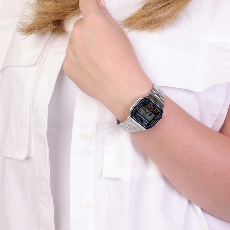 Casio Retro Digitaal Horloge Zilverkleurig A168WA-1YES