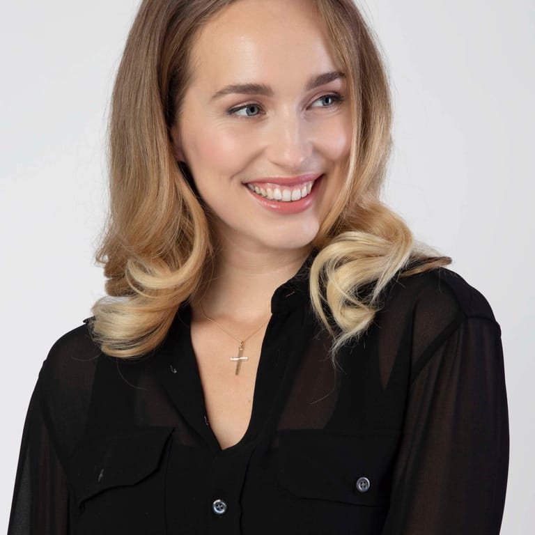 9 Karaat hanger kruis bewerkt