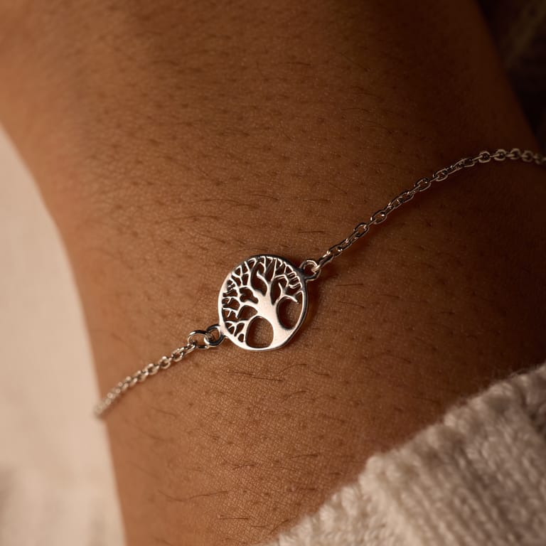 Silberarmband Lebensbaum