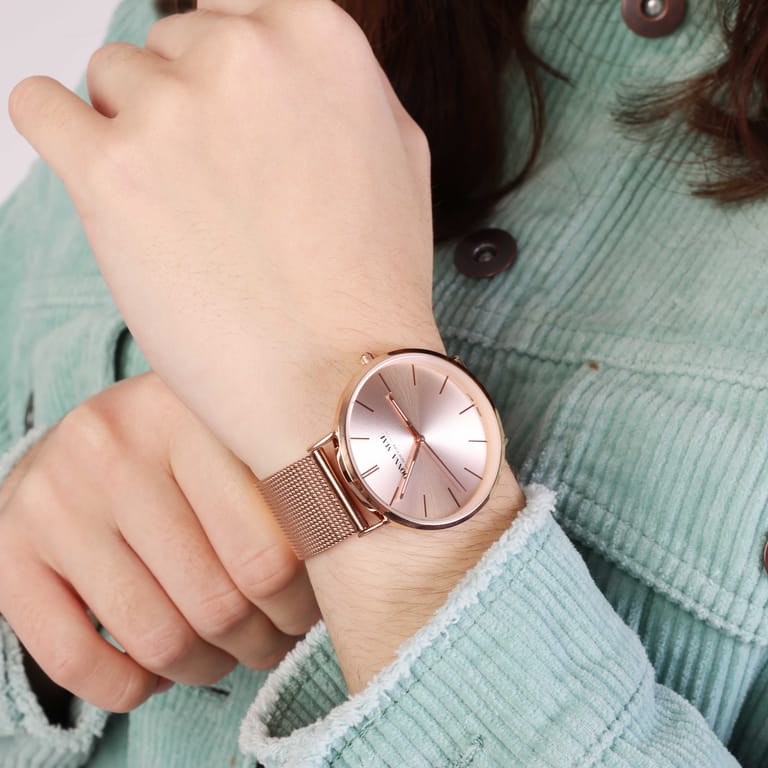 Donna Mae Dames Horloge Rosekleurig