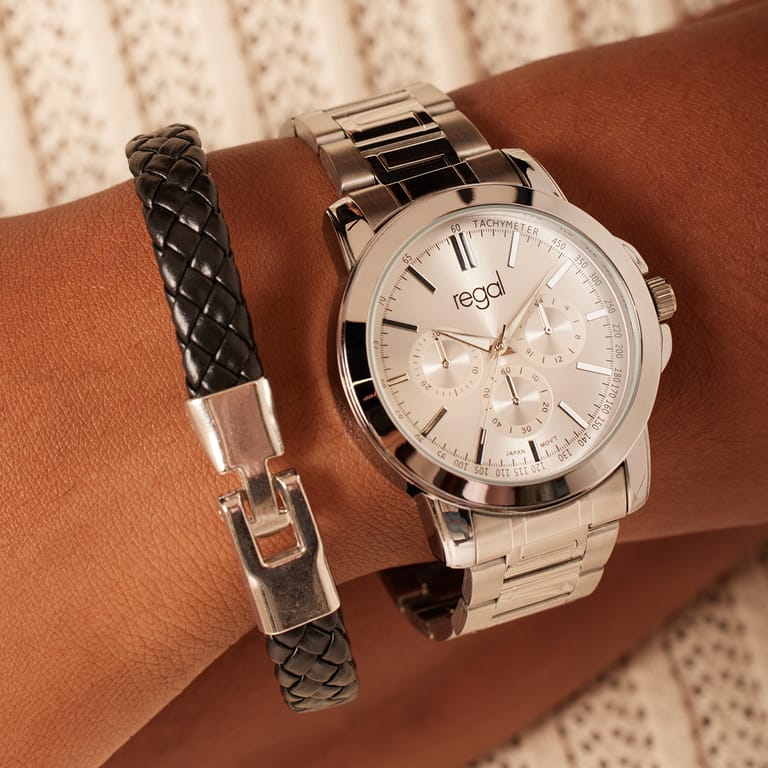 Regal Herren Uhr Silberfarben RG1833-632