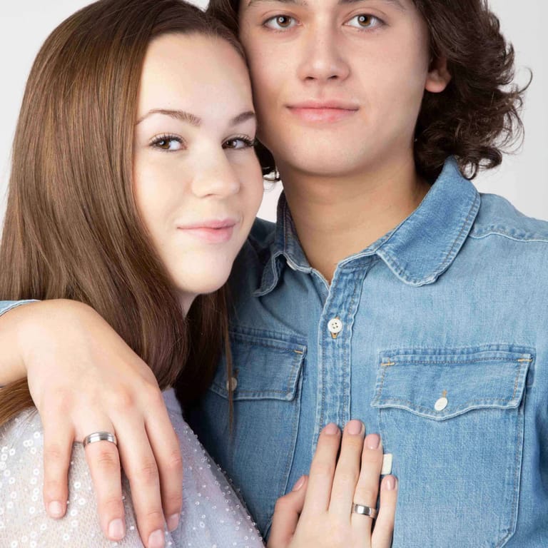 Zilveren liefdesring Tarragona dames zirkonia