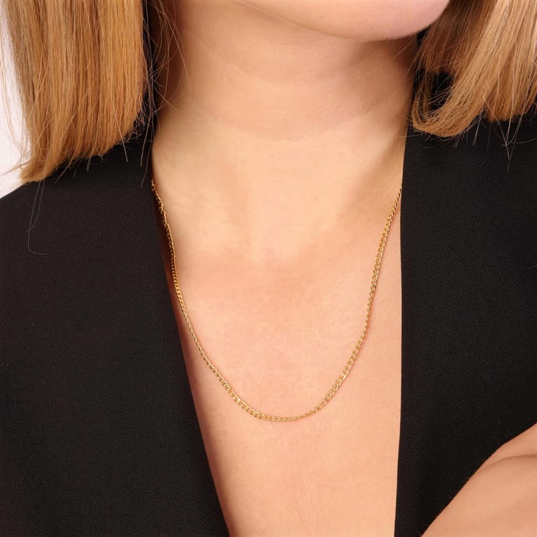 9 karaat ketting gourmet voor dames