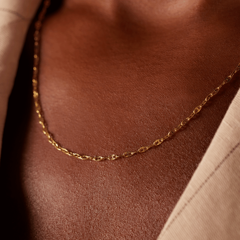 9 karaat ketting voor dames