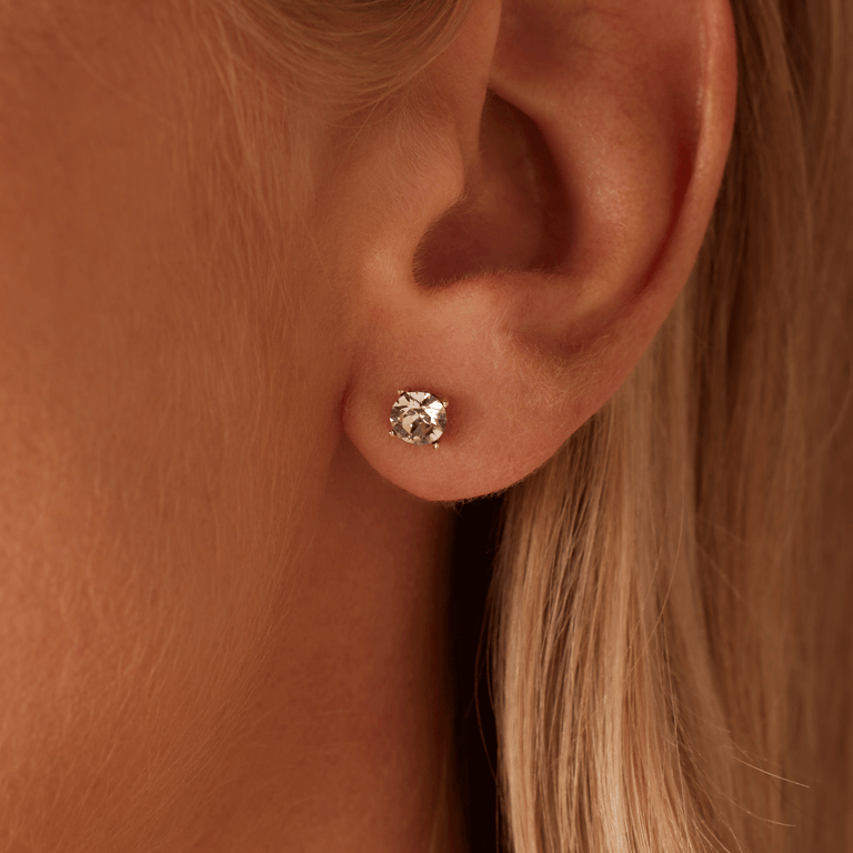Zilveren goldplated sieradenset met Swarovski kristal voor dames