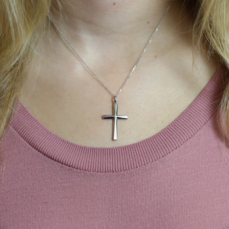 925 Silber Anhänger, Kreuz