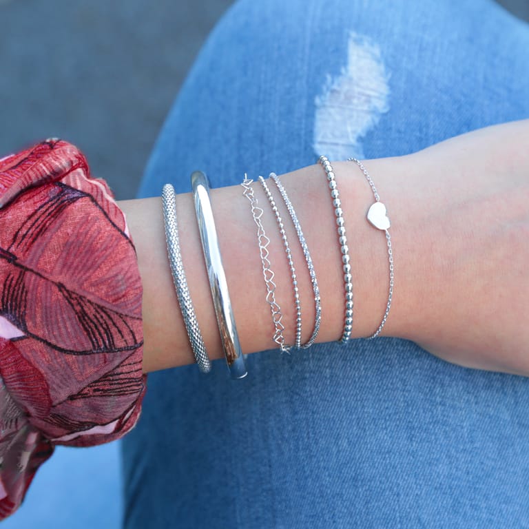 Armband aus 925 Silber mit Fantasieglied