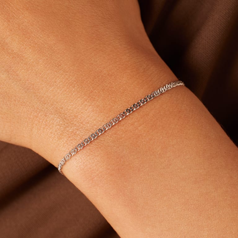 Armband aus 925 Silber mit Fantasieglied