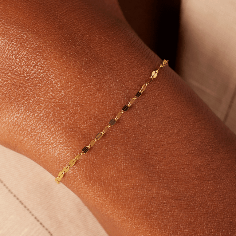 Armband, 375 Gold, Fantasiekette