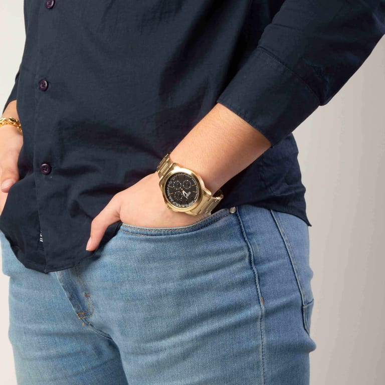 Regal Heren Horloge Goudkleurig
