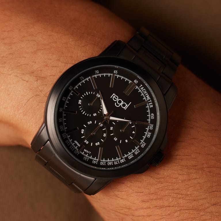 Regal Heren Horloge Zwart