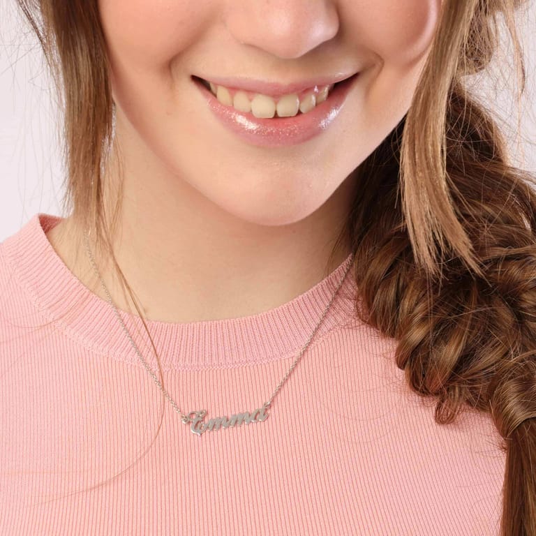 Namenskette Julia, 925 Silber, small