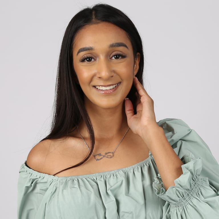 Stainless steel naamketting infinity/heart/heartbeat