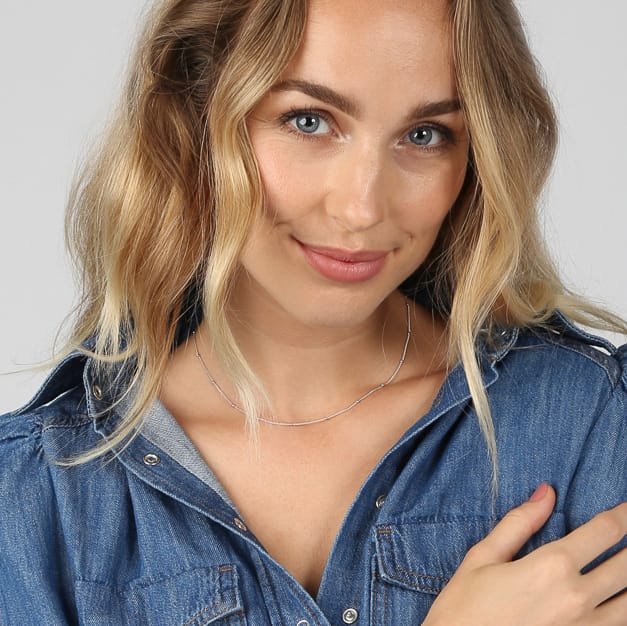 Zilveren ketting bolletjes Mix&Match