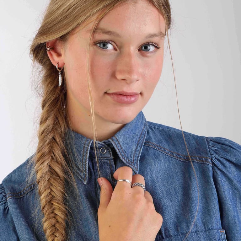 Zilveren ring vlecht Bali Treasures