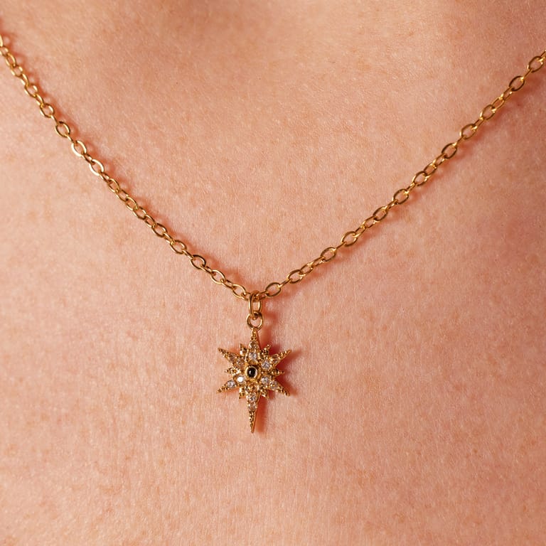 Myla stainless steel goldplated ketting voor dames