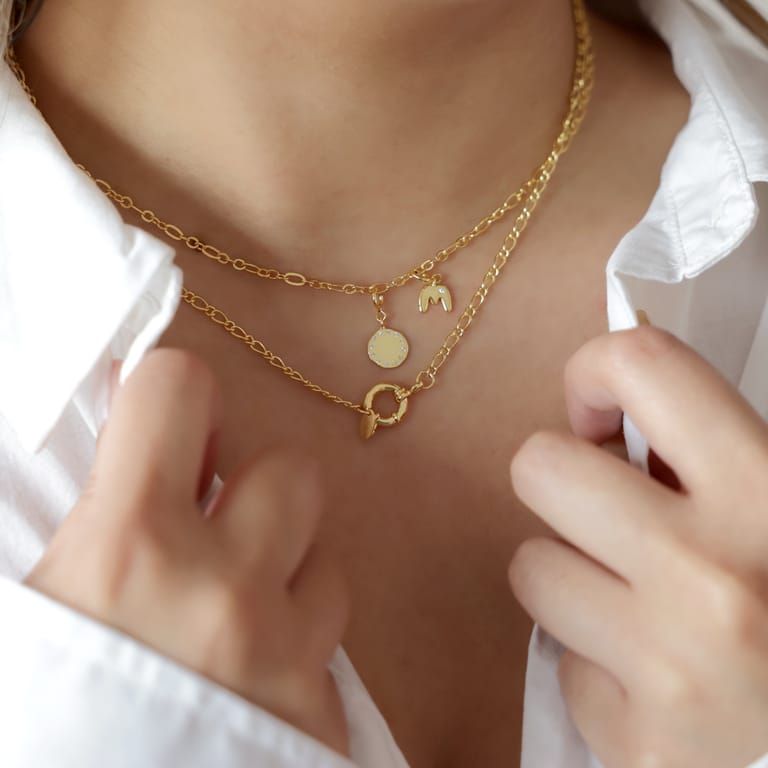 Zilveren bedel letter Mix&Match