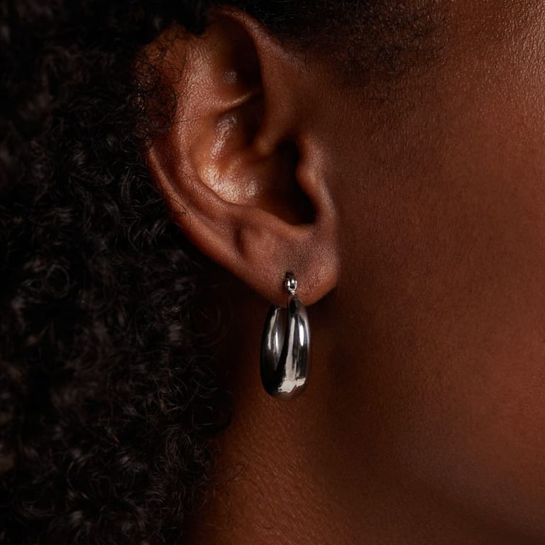 Myla stainless steel goldplated oorringen voor dames