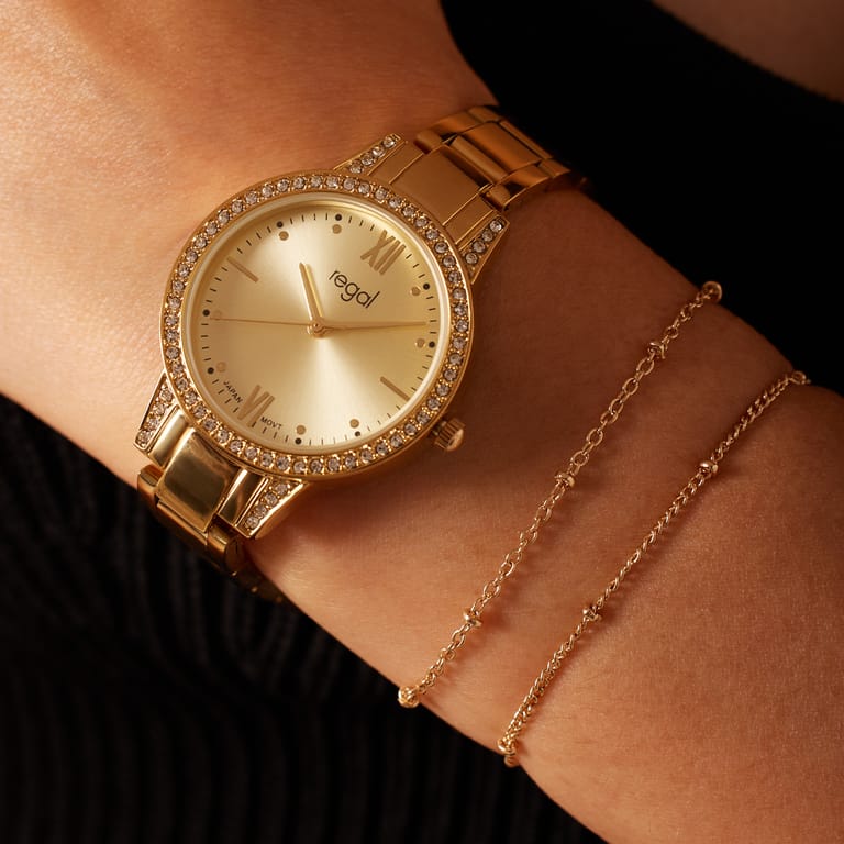 Regal-Geschenk-Set mit kostenlosem, goldfarbenem Armband