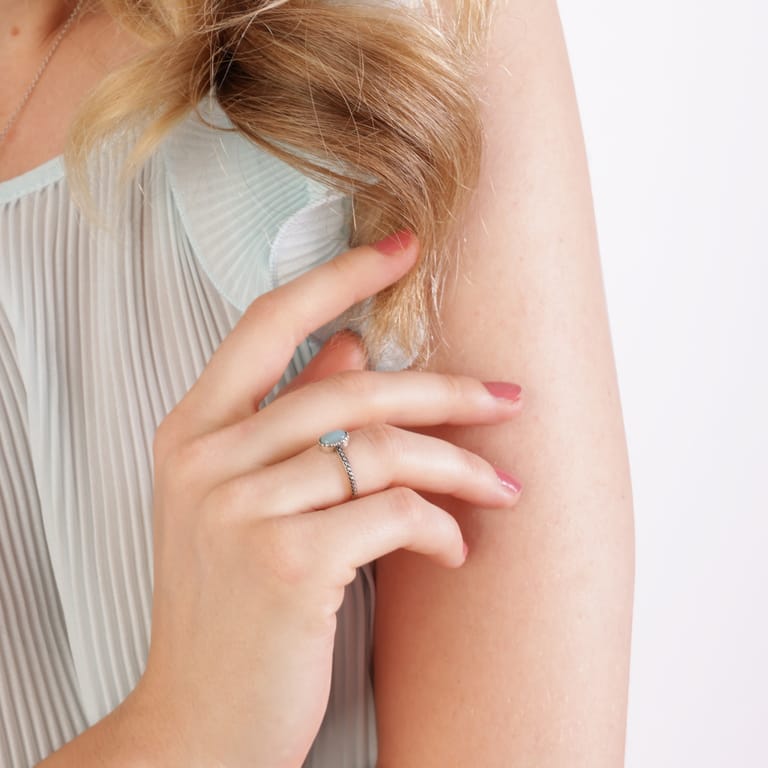 Zilveren ring met Gemstone amazonite