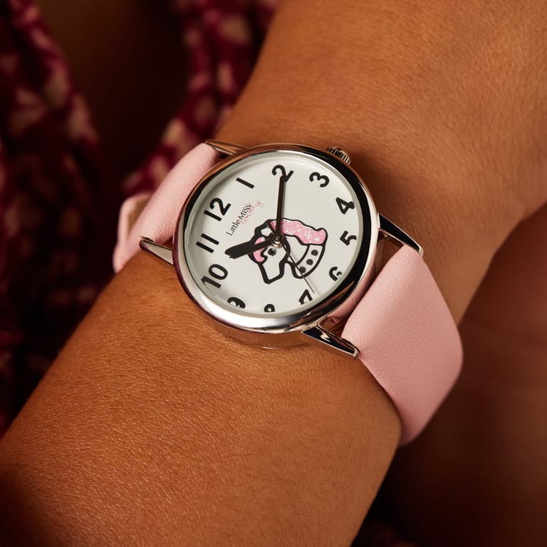 Little Miss Lovely Kinder Horloge Roze PU leer