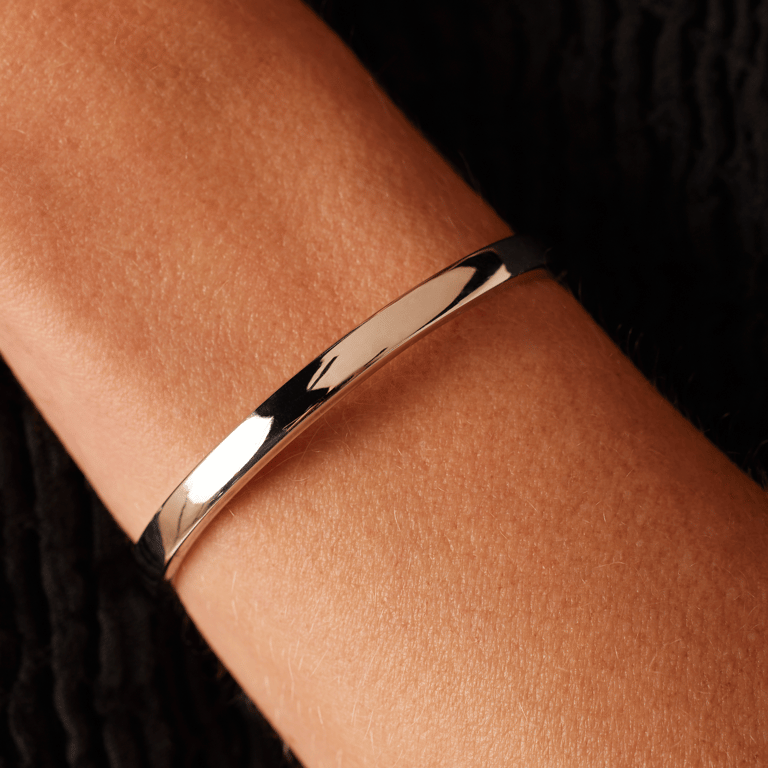 Zilveren bangle 5mm