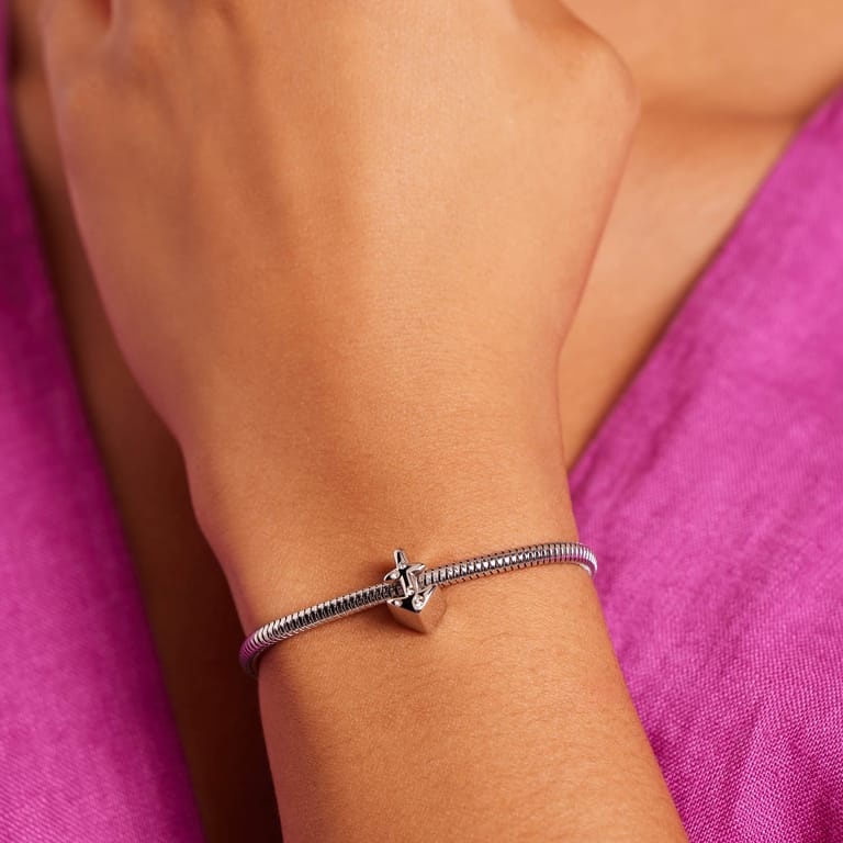 Bettelarmband-Anhänger aus Edelstahl, Sternzeichen Schütze
