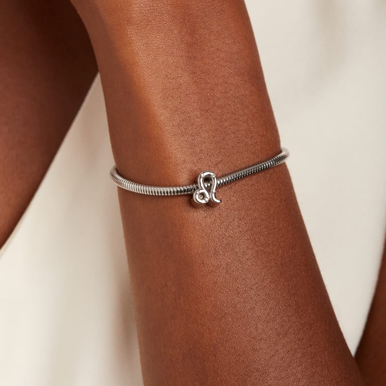 Bettelarmband-Anhänger aus Edelstahl, Sternzeichen Löwe