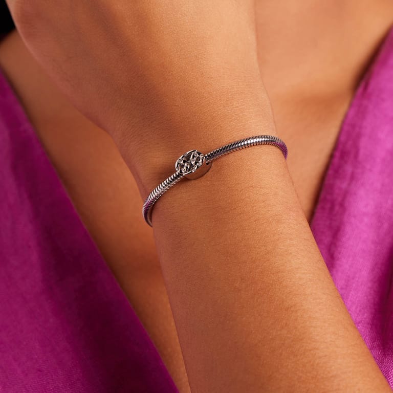 Bettelarmband-Anhänger aus Edelstahl, Sternzeichen Krebs