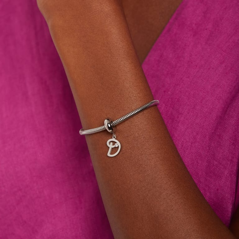 Bettelarmband-Anhänger, Edelstahl