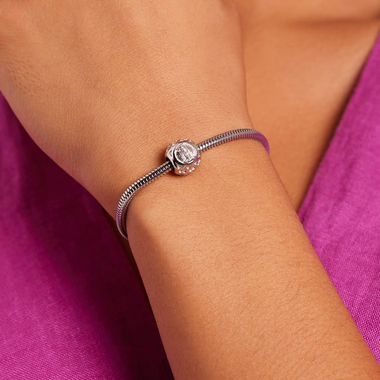 Bettelarmband-Anhänger aus Edelstahl, Ziffer Eins