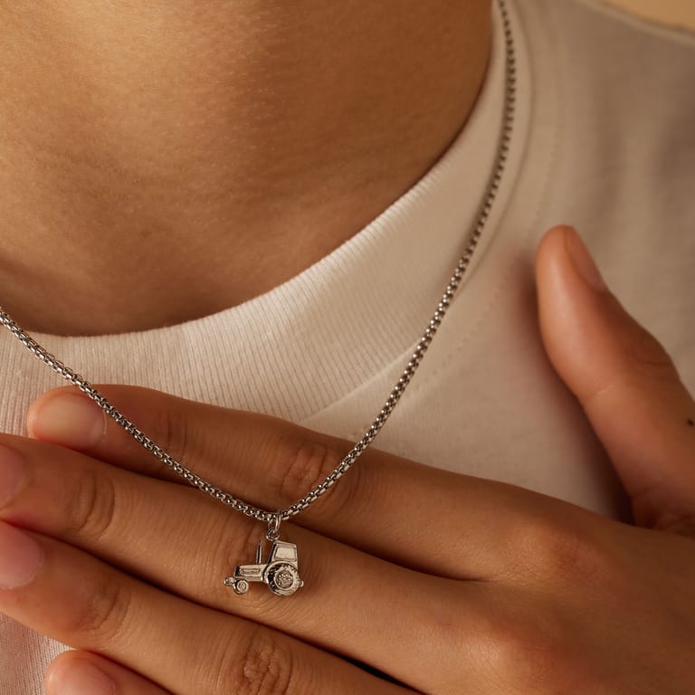 Stainless steel ketting met hanger tractor