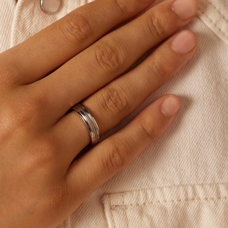 Stalen ring kabel
