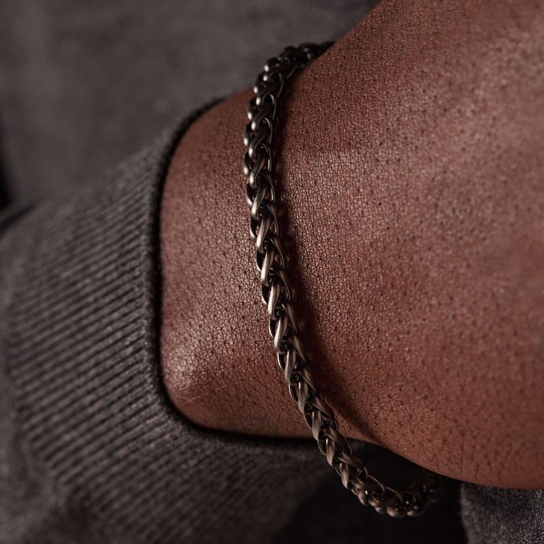 Stainless steel armband 5mm