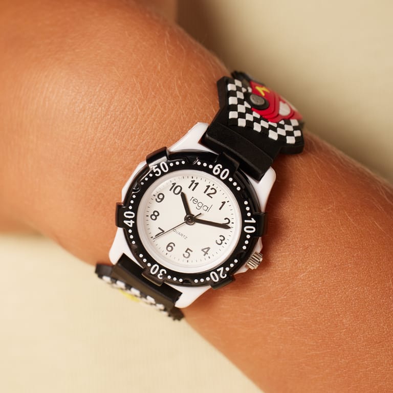Regal Kinder-Armbanduhr mit Silikonarmband