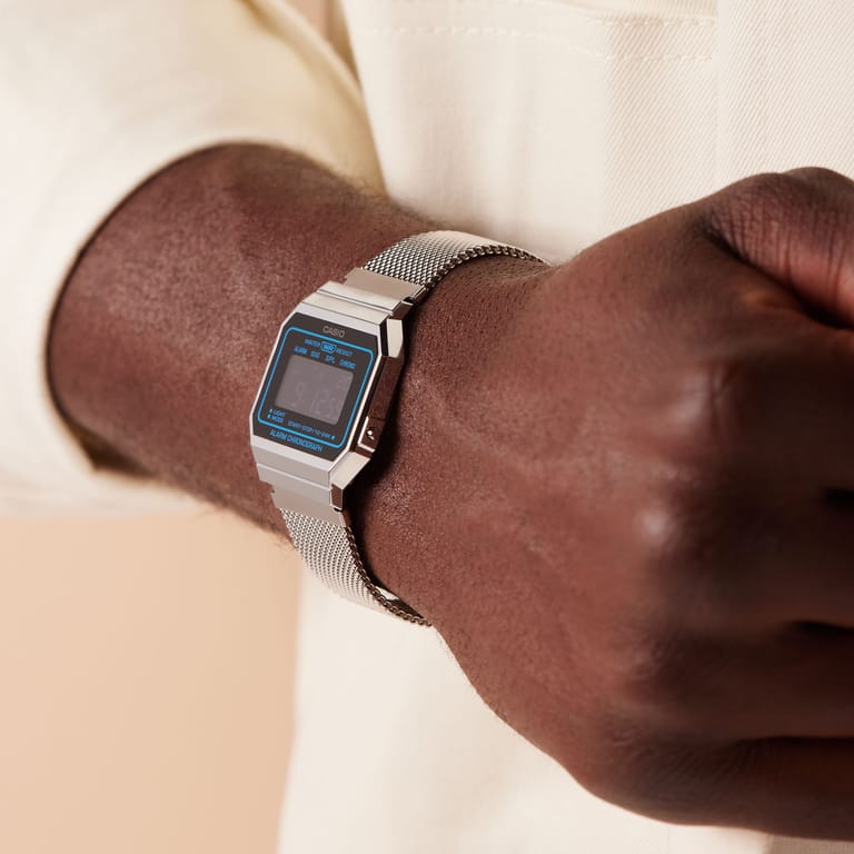 Casio Digitaal Horloge Zilverkleurig A700WEMS-1BEF