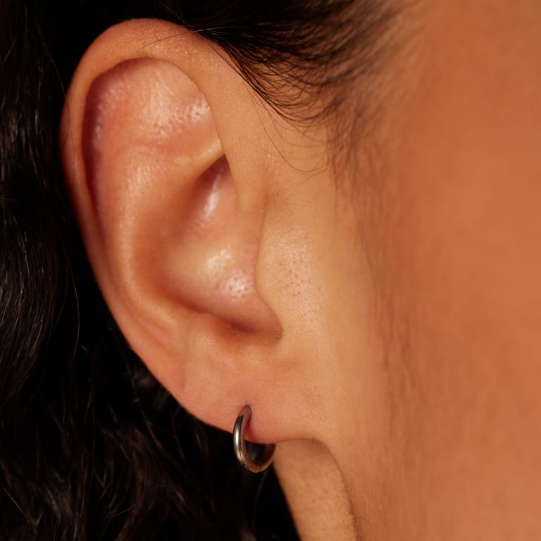 Stalen oorringen 15mm voor dames
