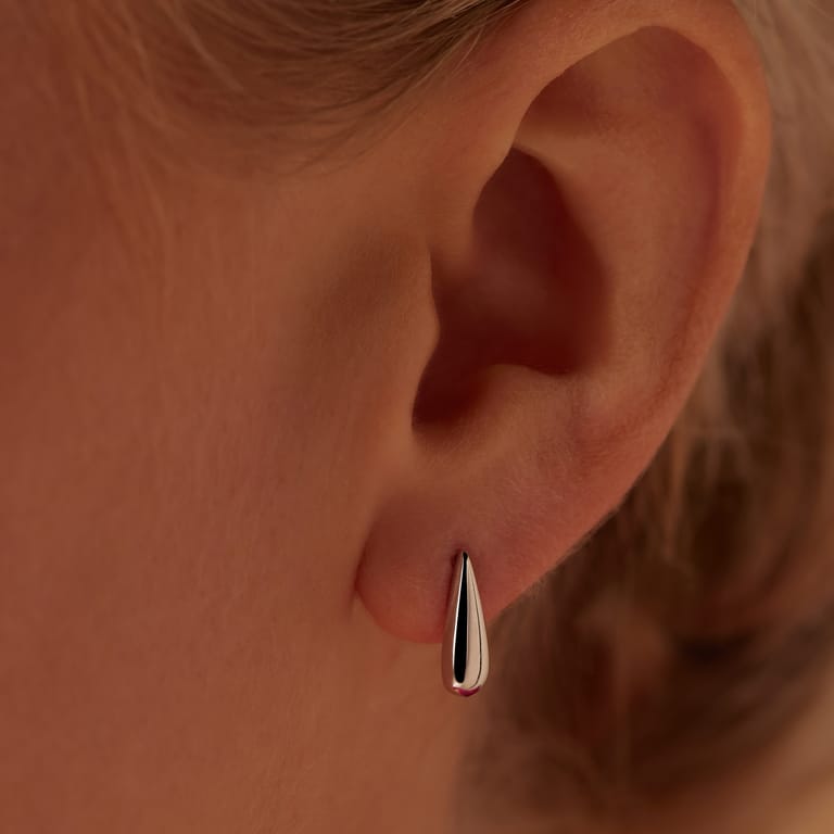 Ohrstecker, 925er Silber, Tropfen