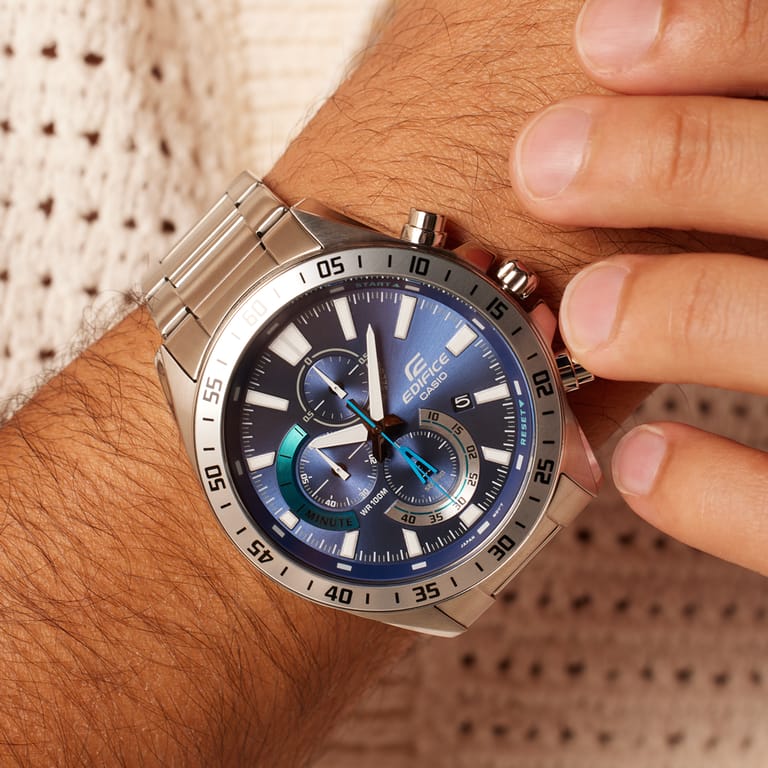 Edifice horloge stalen band EFV-620D-2AVUEF