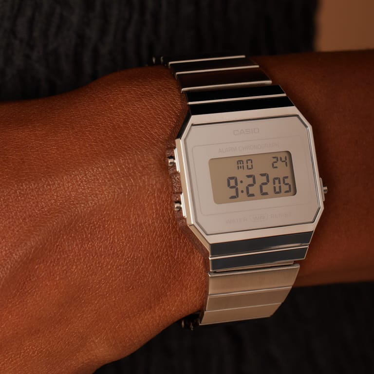Casio vintage iconic zilverkleurig A700WEV-7AEF